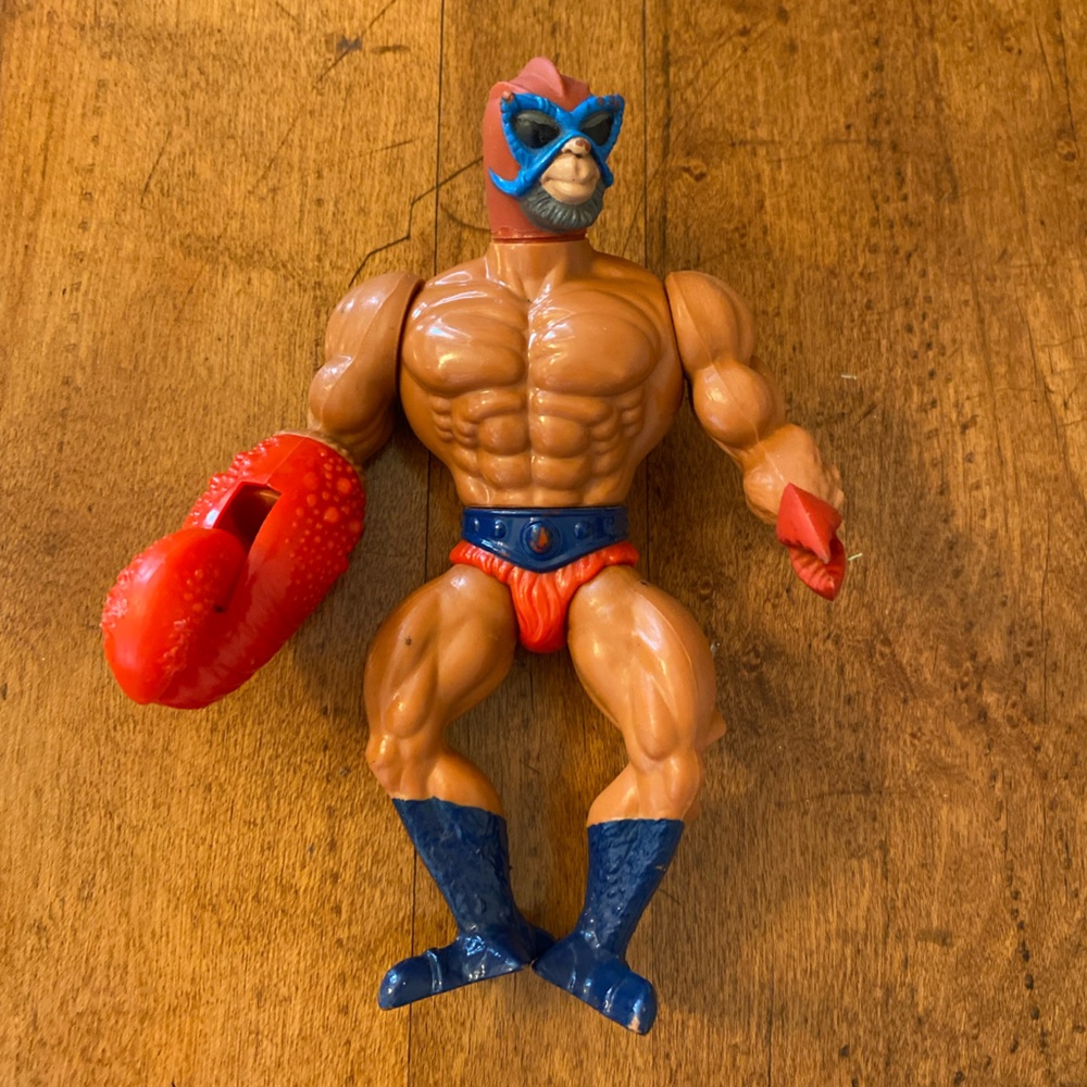 Vtg 1981 The Clawful Masters of the Universe Action Figure Movable Joints He Man